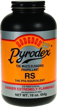 Picture of Hodgdon Pyrodex RS Rifle/SG Powder - FFg, Muzzleloading Blackpowder Substitute, Granular, 1 lb