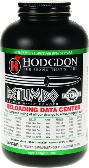 Picture of Hodgdon Smokeless Extreme Rifle Powders - Retumbo, 1 lb