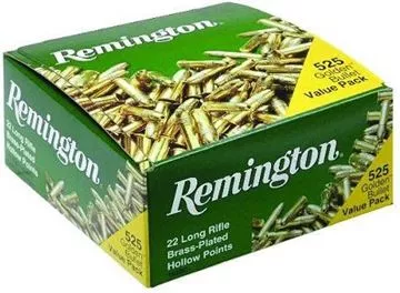 Picture of Remington .22 Rimfire, Golden Bullet HP Rimfire Ammo - 22 LR, 36Gr, Plated HP, 525rds Box, 1280fps