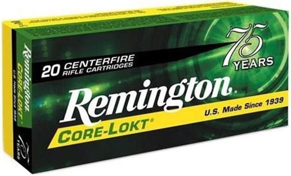 Picture of Remington Core-Lokt Centerfire Rifle Ammo - 32 Win Special, 170Gr, Core-Lokt, Soft Point, 20rds Box, 2250fps