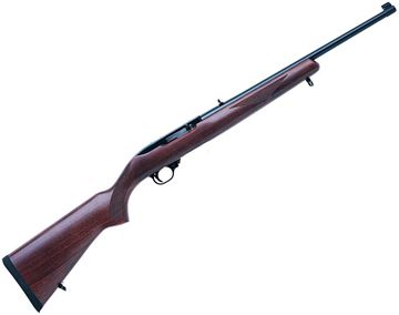 Picture of Ruger 10/22 Sporter Rimfire Semi-Auto Rifle - 22 LR, 18.50", Satin Black, Alloy Steel, American Walnut Stock, 10rds, Gold Bead Front & Adjustable Rear Sights