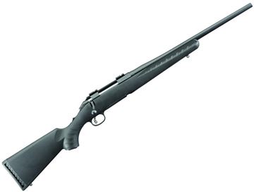 Picture of Ruger American Compact Bolt Action Rifle - 7mm-08 Rem, 18", Matte Black, Alloy Steel, Black Composite Stock, 4rds