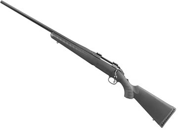 Picture of Ruger American Standard Bolt Action Rifle, Left Hand - 308 Win, 22", Matte Black, Alloy Steel, Black Composite Stock, 4rds
