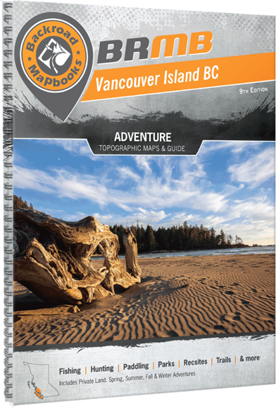 Picture of Backroad Mapbooks, Backroad Mapbook - British Columbia, Vancouver Island, Victoria & Gulf Islands BC, Western Canada, 9th Edition 2020