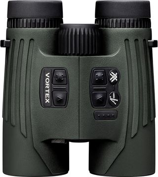 Picture of Vortex Optics, Fury HD 5000 AB Laser Rangefinding Binoculars - 10x42, Roof Prisms, Waterproof/Fogproof 5-5000 Yard Ranging, Equipped w/ Applied Ballistics, Pairs to Fury HD App.