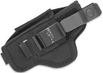 Picture of Uncle Mike's Holsters, Sidekick Holsters - Sidekick Ambidextrous Hip Holster, Size 15, 3.5" to 4.5" Large Autos, Left & Right Hand, Black, Inside or Outside Waistband