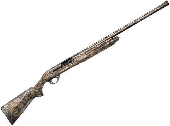 Picture of Weatherby 18i Waterfowl Camo Semi-Auto Shotgun - 12Ga, 3.5", 28", Real Tree Max-5 Camo, Full Length Vented Top Rib, Elastomer Synthetic Stock & Forend, 4+1rds or 2+1 w/ Plug, LPA Fiber Sights, (F,M,IC,IM,C)