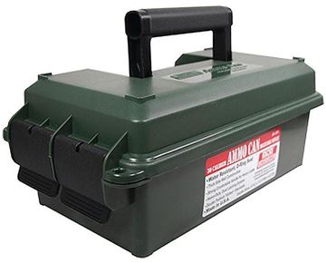 Picture of MTM Case-Gard Ammo Cans & Crates, Ammo Storage Can - AC30C, 7.4"(L)x13.5"(W)x5.1"(H) / 6.0"(L)x11.2"(W)x3.7"(H), Forest Green