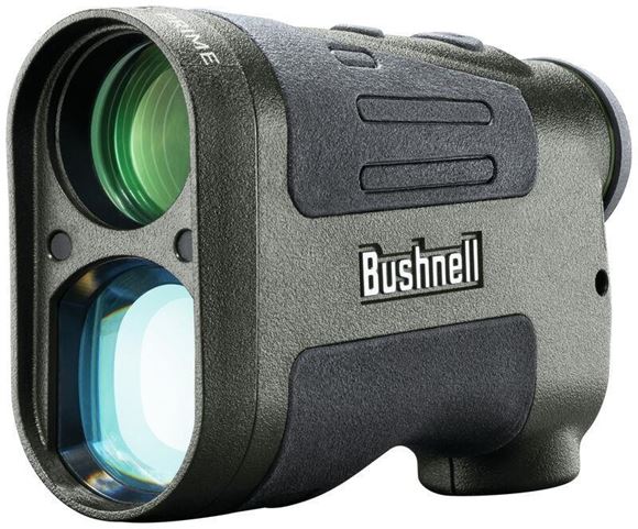 Picture of Bushnell Prime 1300 Hunting Laser Rangefinders - 6x24mm, 1300yds Reflective,800yds Tree,600yds Deer, EXO Barrier Anti-Water/Fog, Vivid Light 2x Low Light