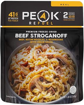 Picture of Peak Refuel Freeze Dried Meals - Beef Stroganoff Meal