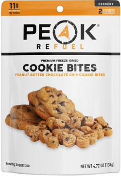 Picture of Peak Refuel Freeze Dried Meals - Peanut Butter Chocolate Chip Cookie Bites
