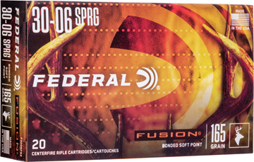 Picture of Federal Fusion Rifle Ammo - 30-06 Sprg, 165Gr, Fusion, 20rds Box
