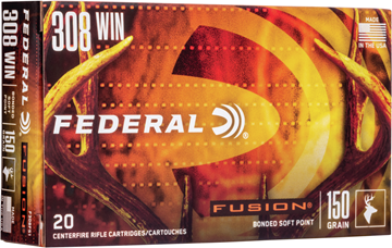 Picture of Federal Fusion Rifle Ammo - 308 Win, 150Gr, Fusion, 20rds Box