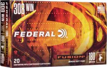 Picture of Federal Fusion Rifle Ammo - 308 Win, 180Gr, Fusion, 20rds Box