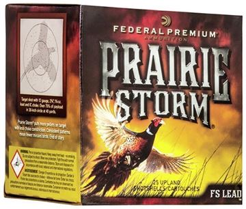 Picture of Federal Premium Prairie Storm FS Lead Load Shotgun Ammo - 20Ga, 3", 3DE, 1-1/4oz, #6, 25rds Box, 1300fps