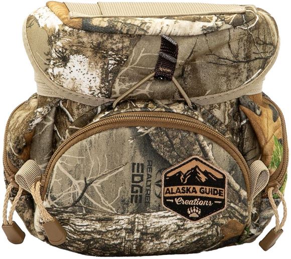 Picture of Alaska Guide Creations Binocular Harness Packs - Kodiak Cub Bino Pack, RealTree Edge Camo, Fits Up To 10x42 Binoculars, & Medium Sized Rangefinders