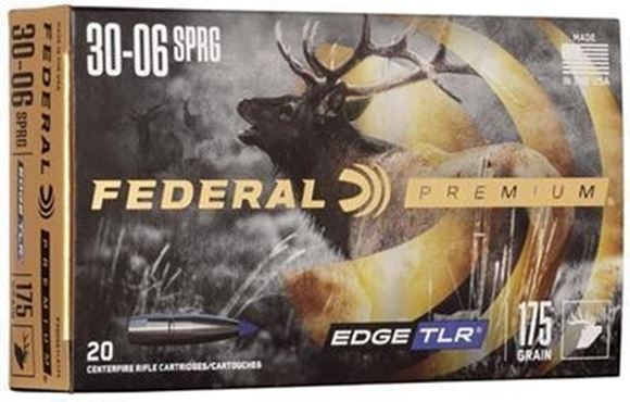 Picture of Federal Premium Rifle Ammo - 30-06, 175Gr, Edge TLR, 20rds Box