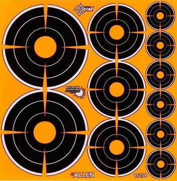  Triumph Systems 12x12 Radioactive Warning 10 Adhesive  Bullseye Target with 24 Pasties - 10-Pack Target- Reactive Targets for  Shooting, Multicolor : Sports & Outdoors