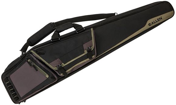 Picture of Allen Shooting Gun Cases, Standard Cases - Rocky Double Rifle Case, Black/Green