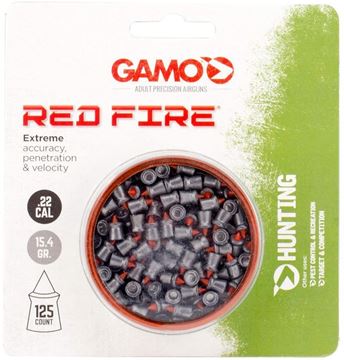 Picture of Gamo Air Gun Pellets - Red Fire, Hunting Pellets, .22 cal, 15.4 gr, 125ct