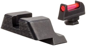 Picture of Trijicon Fiber Sights Set - Front Red, Fits Glock Models: 42, 43, 43x, 43E, and 48