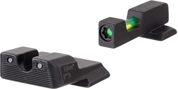 Picture of Trijicon Iron Sights, Trijicon DI Night Sights - S&W, GL804-C, Smith & Wesson Trijicon DI Night Sight Set, Dual Illuminated Night Sights & Replacable Fiber Optic Front, Fits: M&P, M&P M2.0, SD9 VE, and SD40 VE models. (Excluding M&P SHIELD & CORE. Series