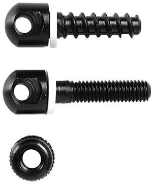 Picture of Uncle Mike's Swivels, Standard Swivels - QD Quick Detachable Swivel Bases, Fits: Most Bolt Action Rifles, One Set: x1 7/8" Wood Screw, x1 3/4" Wood Screw