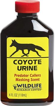 Picture of Wildlife Research Center, Masking Scents - Coyote Urine, Predator Caller Masking Scent, 4 oz. (118mL)