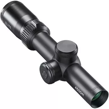 Picture of Bushnell Hunting Riflescopes, Elite 4500-4X, 1-4x24mm, 30mm, Matte, Multi-X, 1/4 MOA Click Value, EXO-Barrier, Fully Multi-Coated & Ultra Wide Band Coating, Argon Purged, Waterproof/Fogproof/Shockproof