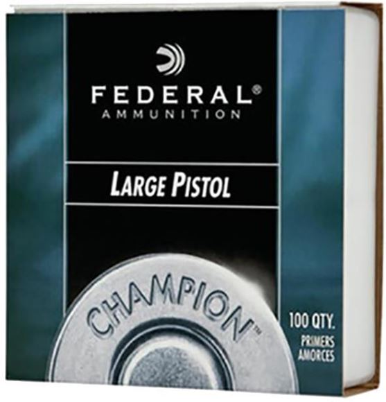 Picture of Federal Components, Federal Champion Centerfire Primers - No.150, Large Pistol, 100ct Box
