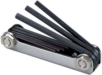 Picture of RCBS Reloading Supplies - Fold Up Hex Key Tool, 0.050, 1/16, 5/64, 3/32, 7/64, 1/8, 9/64 and 5/32