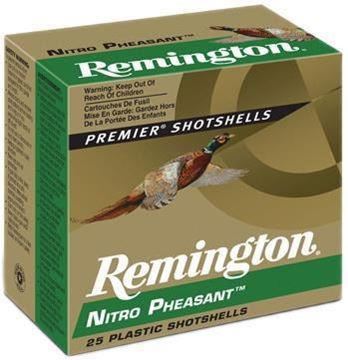 Picture of Remington Upland Loads, Nitro Pheasant Load Shotgun Ammo - 12Ga, 2-3/4", 1-3/8oz, #6, Copper-Plated, 25rds Box, 1300fps