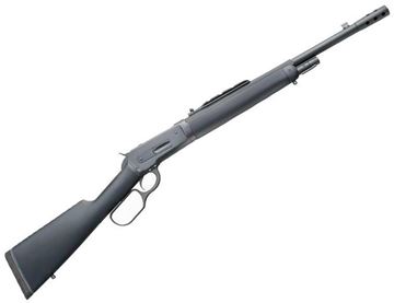Picture of Chiappa 1886 "Ridge Runner" Takedown Lever Action Rifle - 45-70 Govt, 18.5", Octagon, Threaded With Muzzlebrake, Black, Black Painted Straight Stock, Skinner Aperture Sights, 4 rds