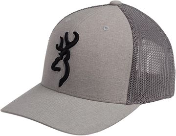 Picture of Browning Hats - Realm Gray, Browning Logo, Gray Mesh, Snap Back