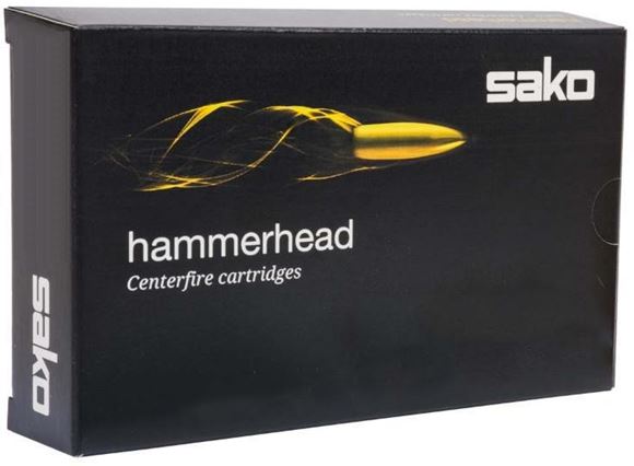 Picture of Sako Rifle Ammo - 338 Win Mag, 250Gr, Super Hammerhead Bonded Soft Point (211F), 20rds Box