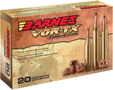 Picture of Barnes VOR-TX Premium Hunting Rifle Ammo - 7mm Rem Mag, 160Gr, TSX BT, 20rds Box