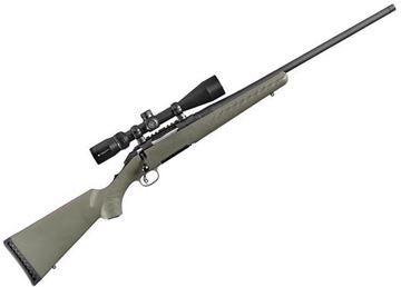 Picture of Ruger American Combo Bolt Action Rifle - 6.5 Creedmoor, 22", Matte Black, 1:8" RH, Alloy Steel, Moss Green Composite Stock, Vortex Crossfire II 4-12x44 Riflescope, 5rd Flush Mag