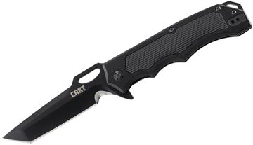 Picture of CRKT 7050 Septimo Folding Knife Blade Length 3.622 Combination Steel: 8Cr14MoV, Finish: Black Oxide