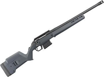 Picture of Ruger 26983 American Hunter Bolt Action Rifle, 6.5 Creed, 20" Bbl Black, Muzzle Break, Gray MagPul Adjustable Stock, 5+1 Rnd