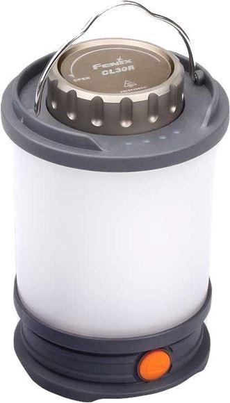 Picture of Fenix All-season Rechargeable Camping Lantern - CR30R, 650 Lumen, Included 3x 18650 Battery, Grey Color