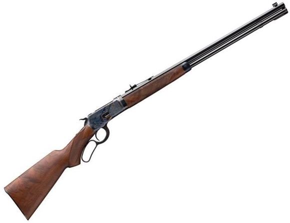 Picture of Winchester Model 1892 Deluxe Takedown Lever Action Rifle - 45 Colt, 24", Gloss Blued Octagon Barrel, Case Hardened Receiver, Oil Finish Grade V/VI Walnut Stock w/Crescent Buttplate, Marble's Gold Bead Front & Buckhorn Rear Sights