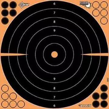 Picture of Allen Shooting Accessories - EZ Aim Adhesive Splash Bullseye Target, 5pk - 17.5 x 17.5