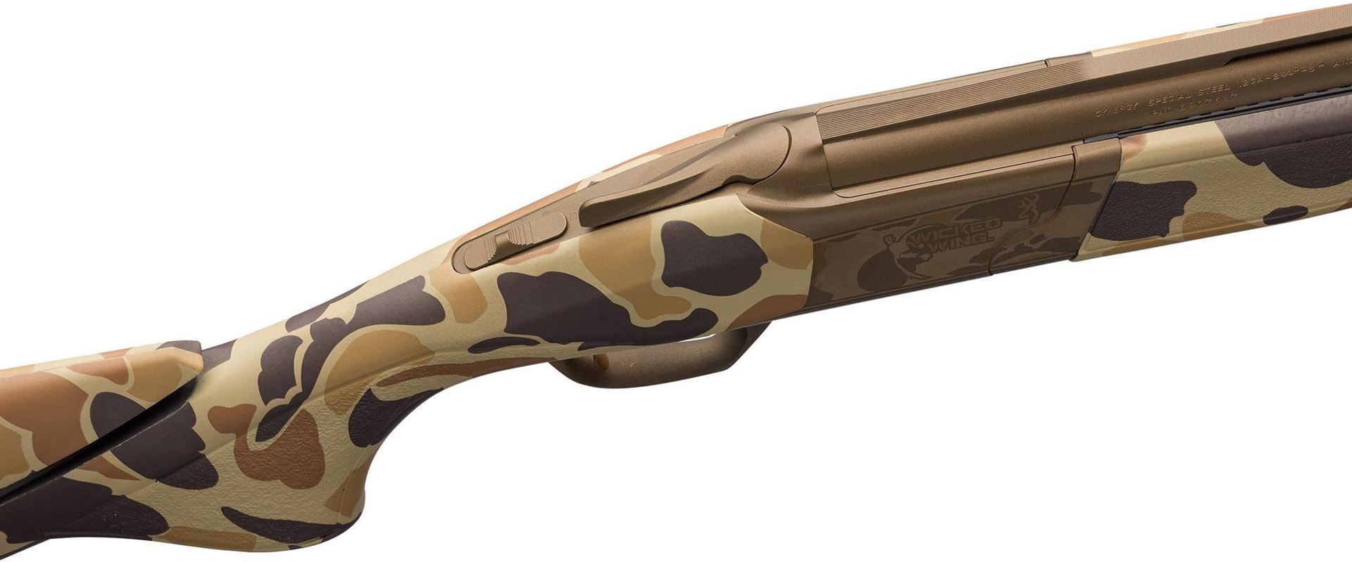 Browning Cynergy Wicked Wing Vintage Tan Over/Under Shotgun 12Ga, 31/2
