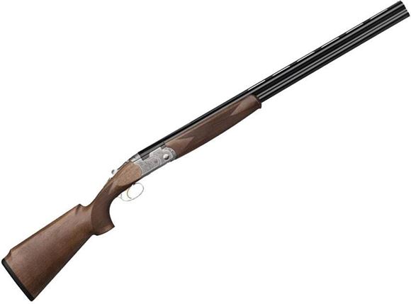 Picture of Beretta 686 Vittoria Field Over-Under Shotgun - 12Ga, 3", 28", Blued, Cold Hammer Forged, Floral Engraving, Oil-Finished Select Walnut Stock, Bead Sight, OCHP