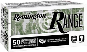 Picture of Remington Range Handgun Ammo - 9mm Luger, 124Gr, FMJ, 500rds Case
