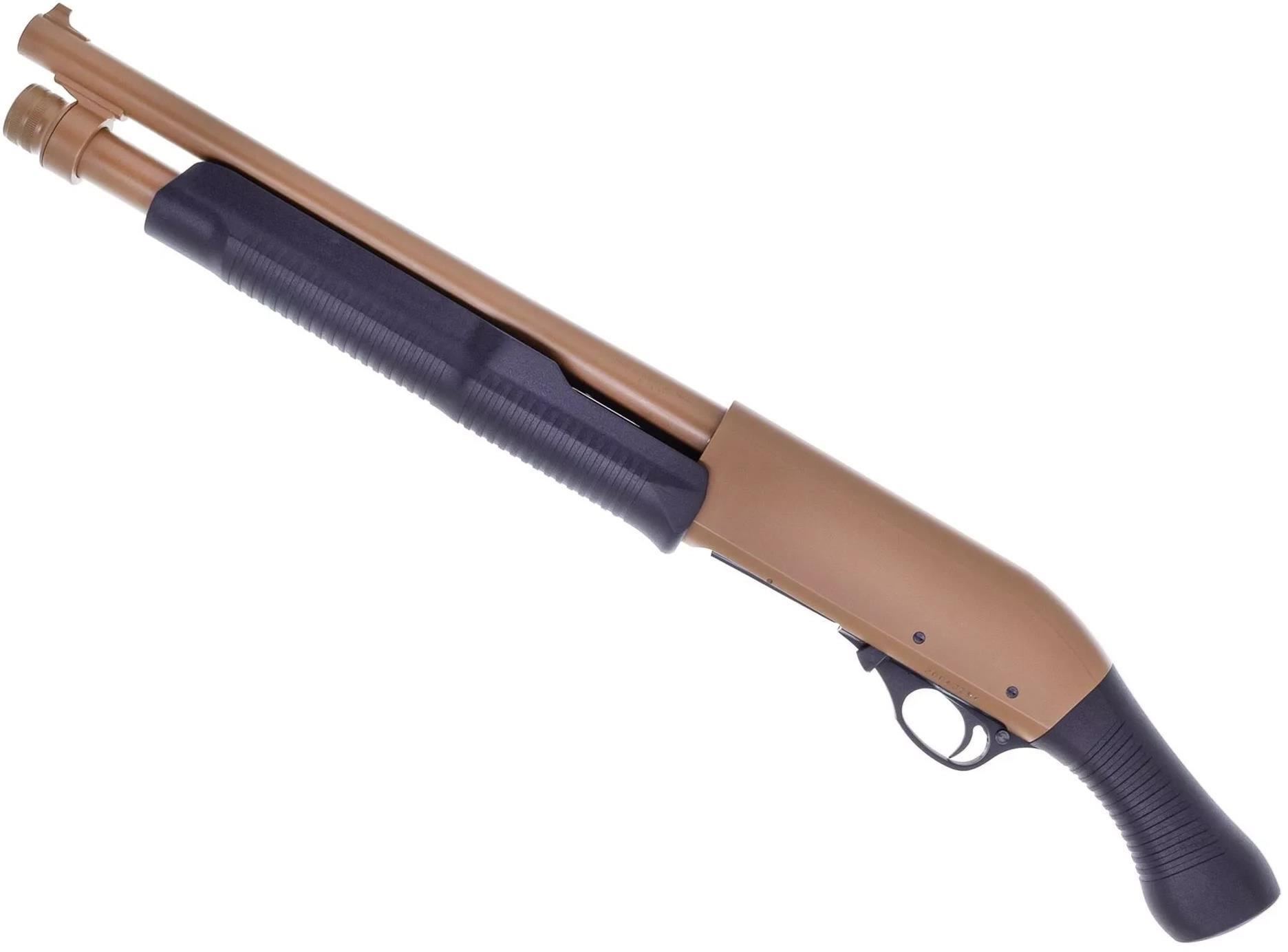 Akkar Churchill Shockwave Pump Action Shotgun 12Ga, 3", 15", Barrett