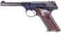 Picture of Colt Huntsman Surplus Semi-Auto Rimfire Pistol -  22 LR, 4.5", Blued, Fixed Sights, Wood Grips, One Mag, Bluing Wear & Minor Pitting on Slide & Muzzle, Fair Condition