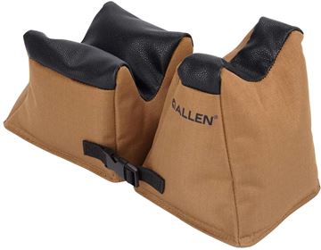 Picture of Allen Shooting Accessories, Shooting Rests - X-Focus Filled Front/Rear Shooters Rest Combo, Coyote