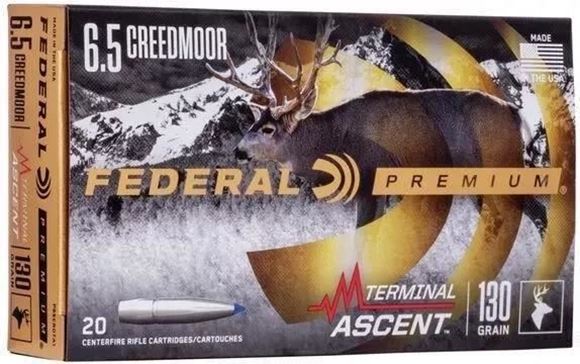 Picture of Federal Premium Vital-Shok Rifle Ammo - 6.5 Creedmoor, 130Gr, Terminal Ascent, 20rds Box