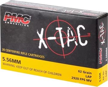 Picture of PMC X-TAC  Rifle Ammo - 5.56 NATO, 62Gr, Green Tip LAP, 1000rds Case